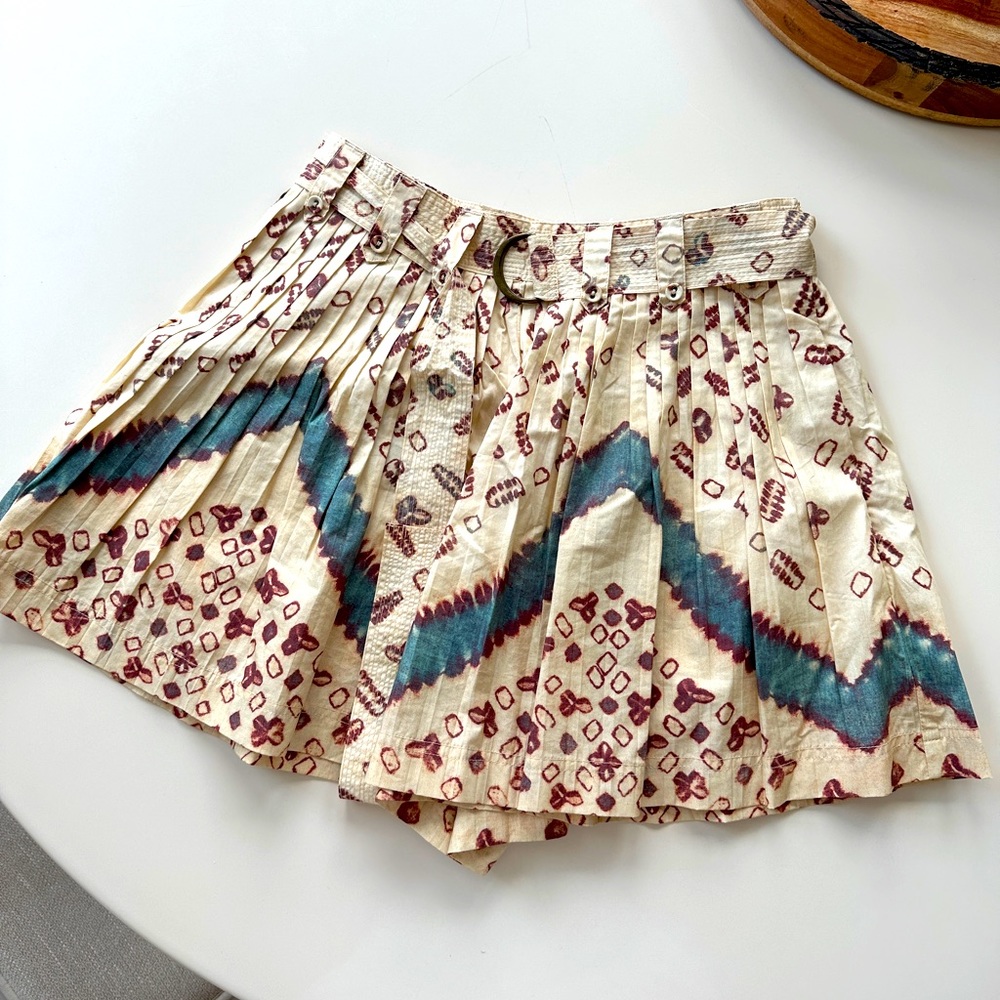 Ulla Johnson Belted and Pleated Skirt/Skort